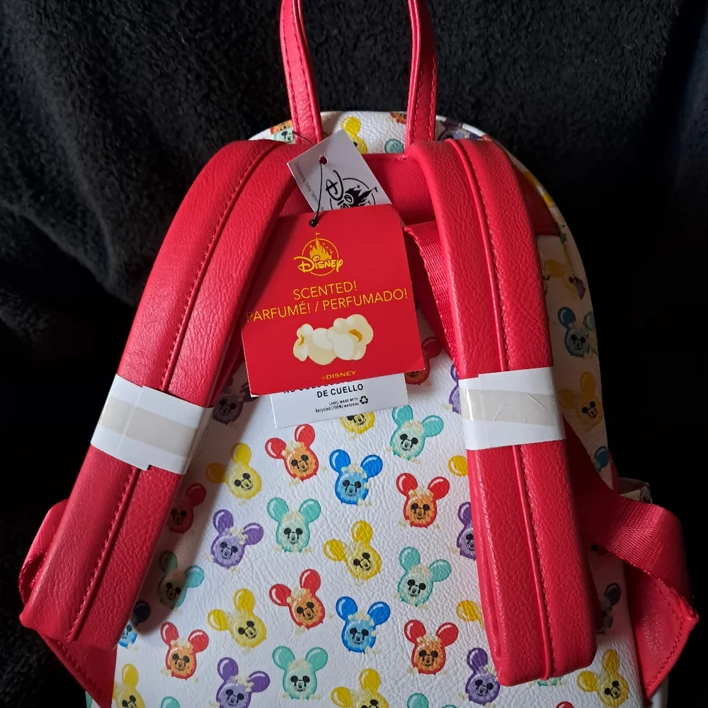 Disney Parks Popcorn Bucket Loungefly Mini Backpack